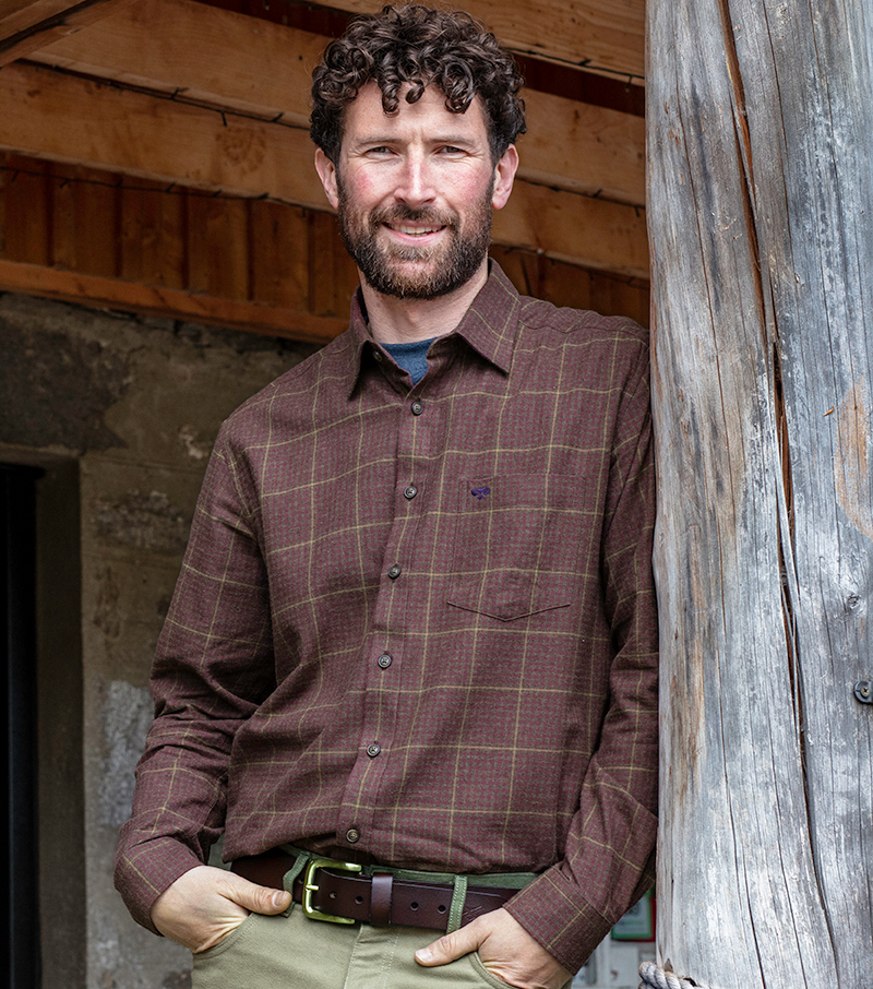 Harris Twill Shirt - Rust