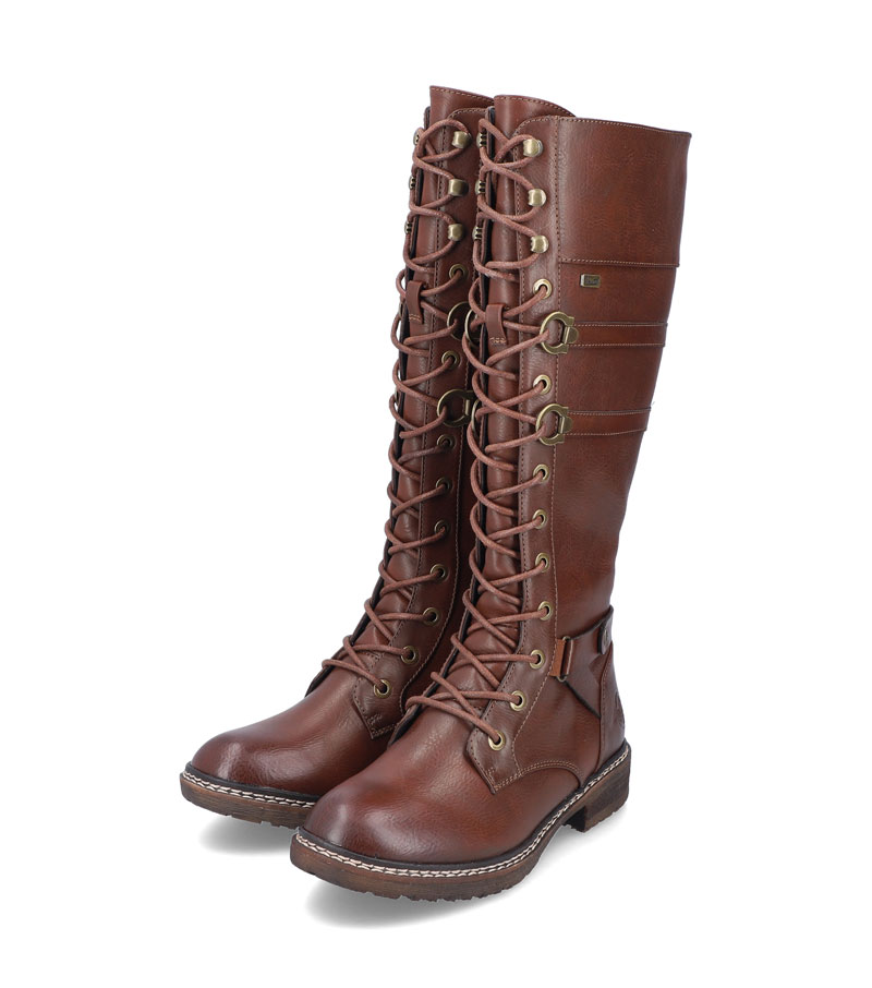 Lace Up Boot - Brown