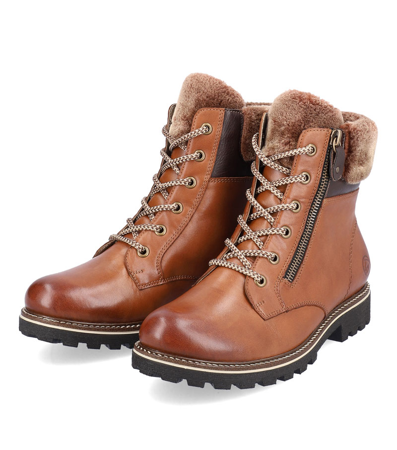 Lace Up Boot - Brown