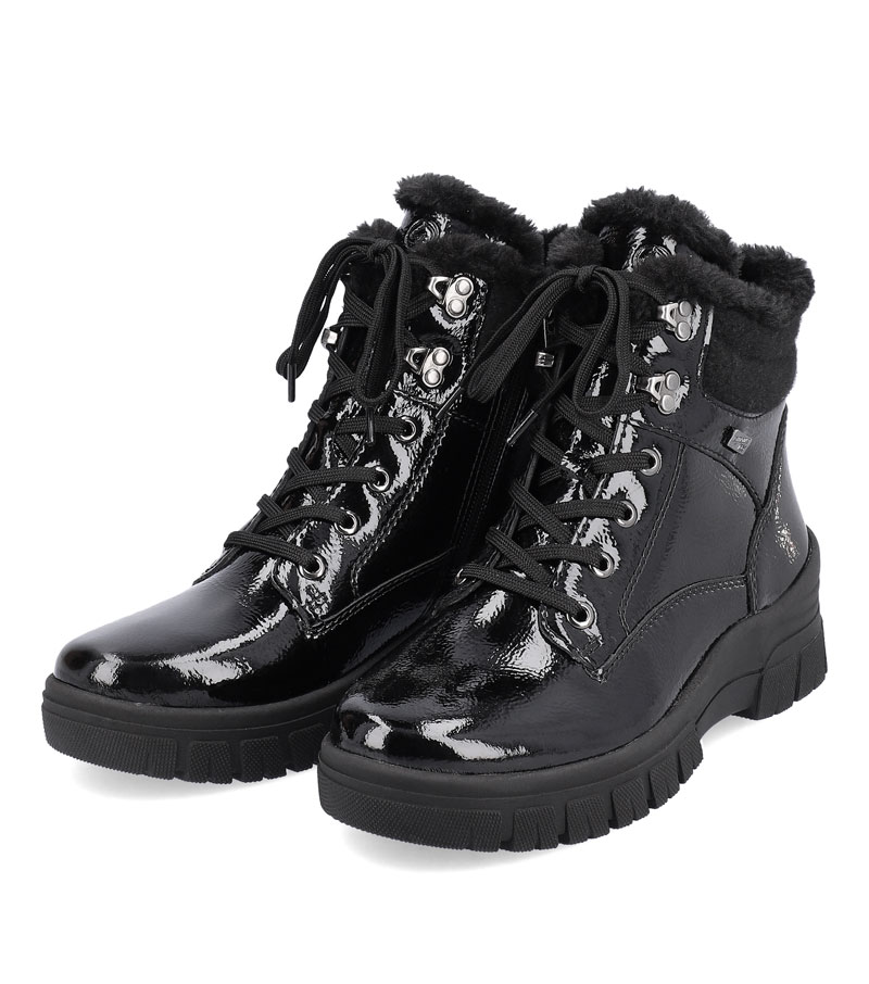 Lace Up Boot - Black