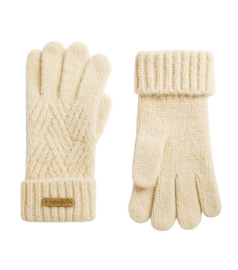 Effie Cosy Gloves - Chalk