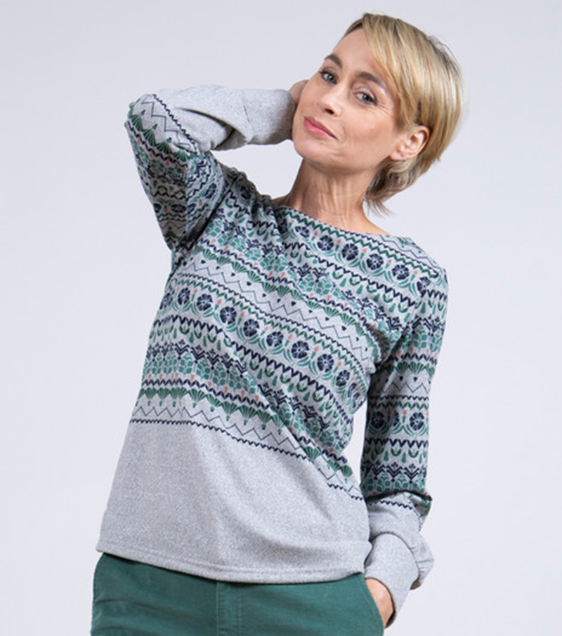 Slope Fairisle Lounge Top