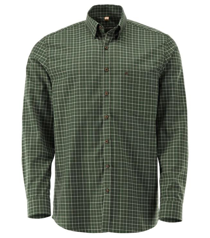 Collin Button Down Shirt - Forest Green