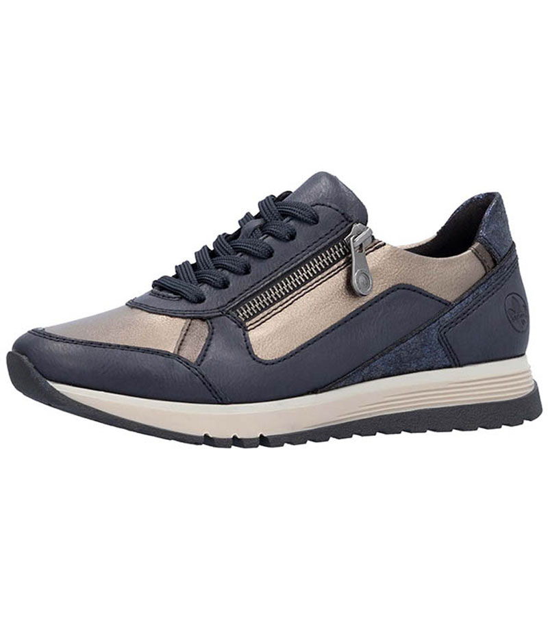 Combination Side Zip Trainer - Navy