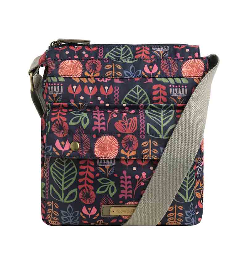 Kait Nylon Cross Body Bag - Navy