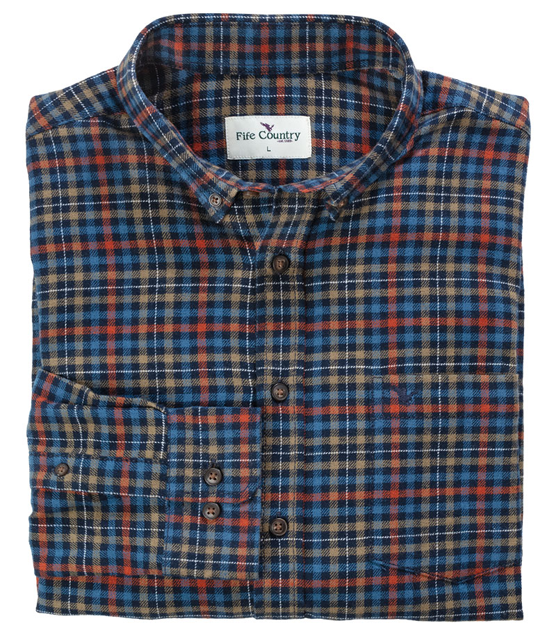 Hamilton Shirt - Blue/Rust Check