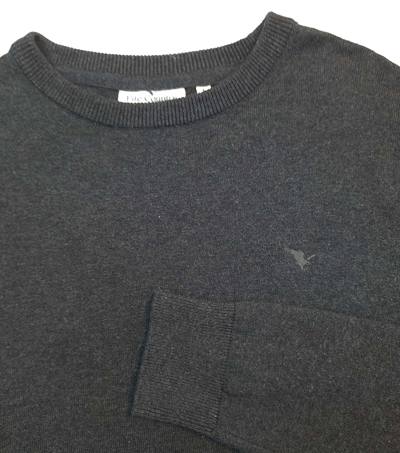 Calder Crew Neck Pullover - Anthracite