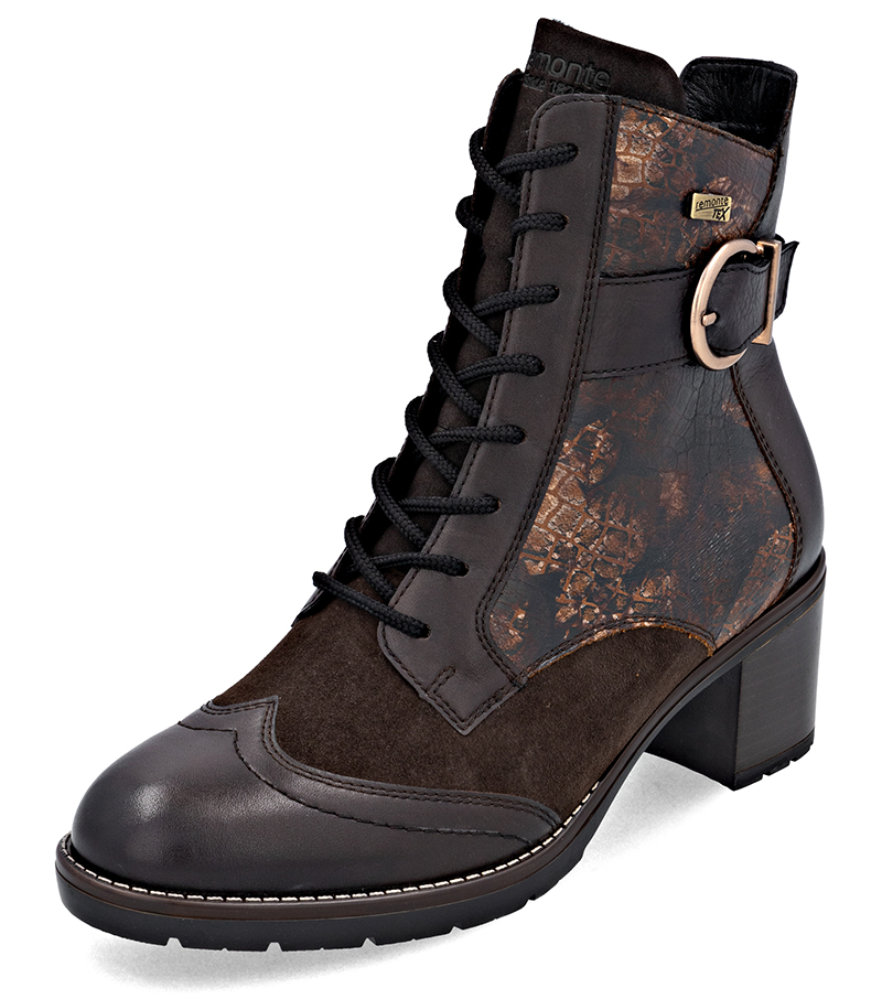 Ladies Buckle Boot - Brown