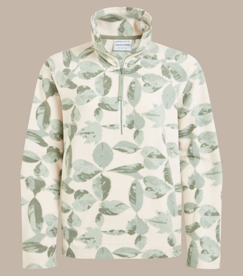 Annjela Half Zip - Iced Matcha Print