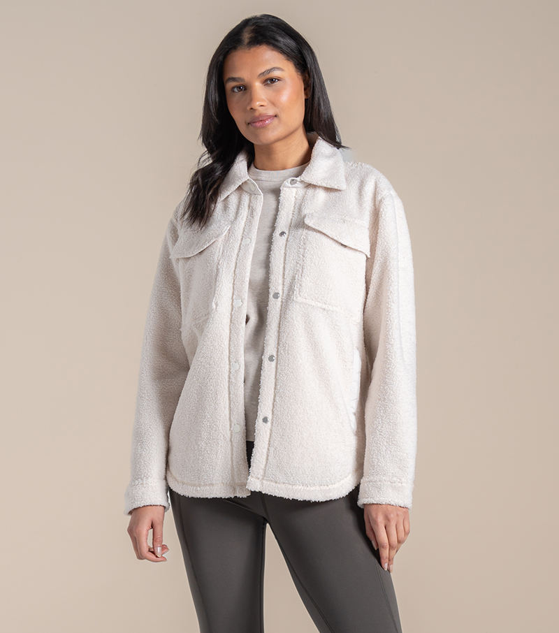 Ribwor Overshirt - Ecru