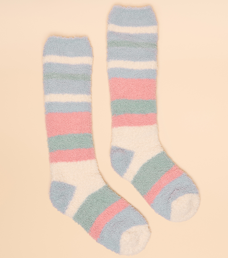 Fluffy Socks - Multi Neutral