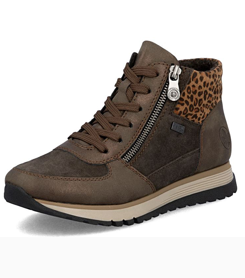 Side Zip Shoe - Brown