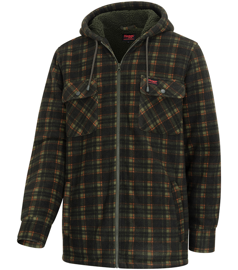 Caithness Fleece Shacket - Green