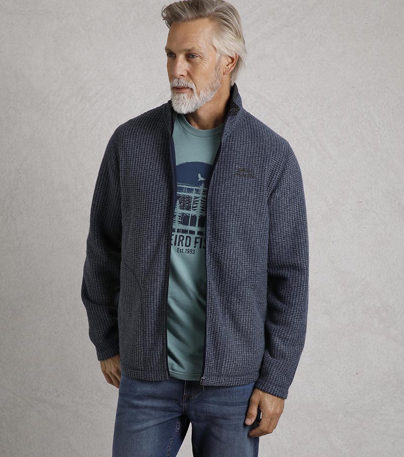 Shires Full Zip Fleece - Navy