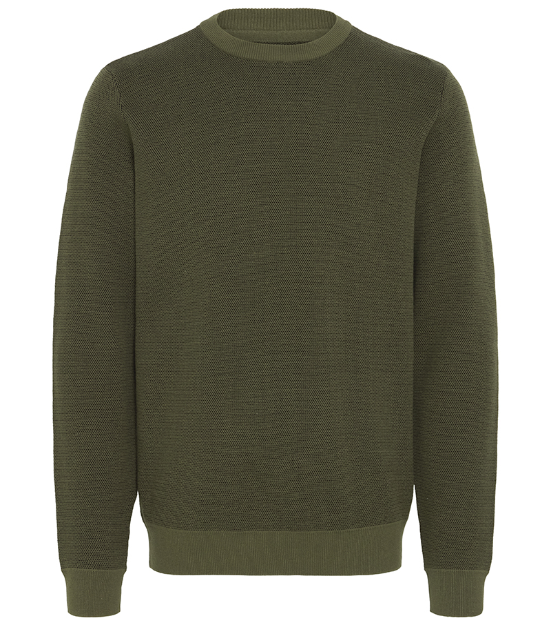 Bhbaal Crew Neck Pullover - Olive Night