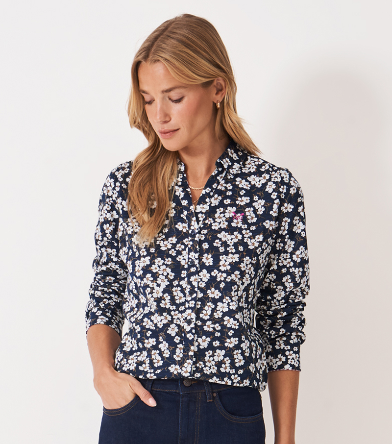 Jersey Shirt - Navy Print