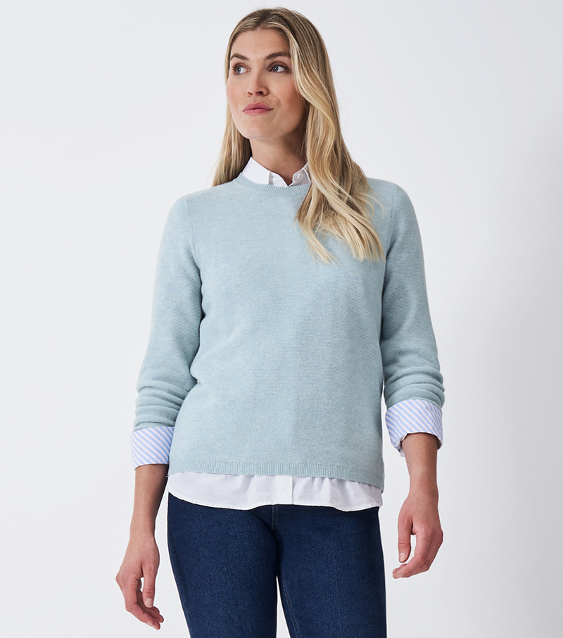 Harmony Links Crew Neck - Blue