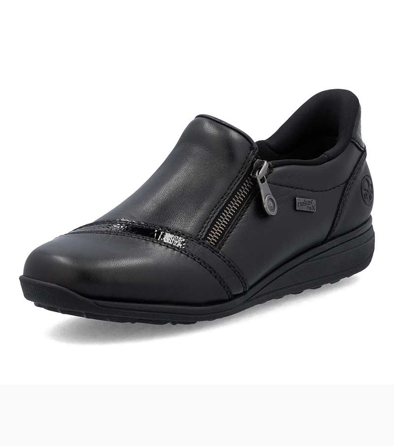 Side Zip Shoe - Black