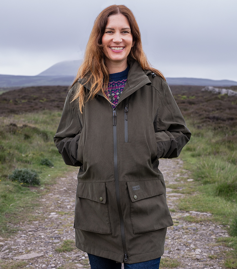 Ladies Ardross Pro Field Jacket - Dark Olive