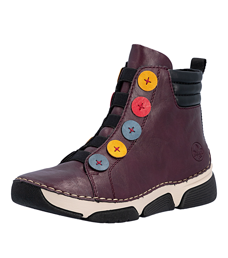 Zip Ankle Boot - Purple