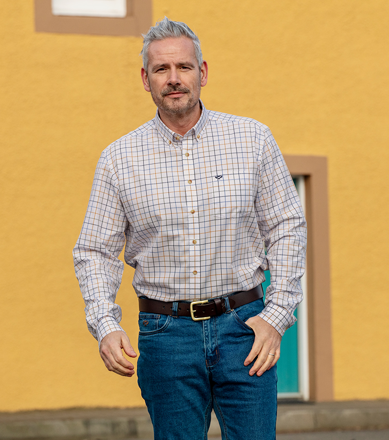 Fenwick Tattersall Shirt - Blue/Green/Gold