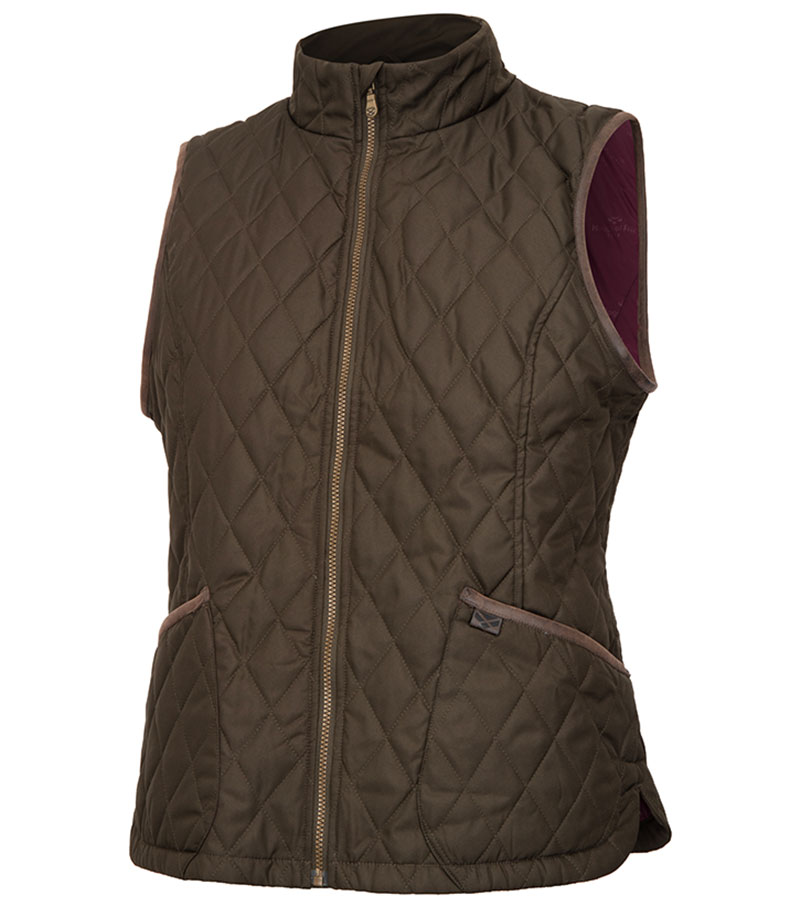 Ladybank Quilted Gilet - Green