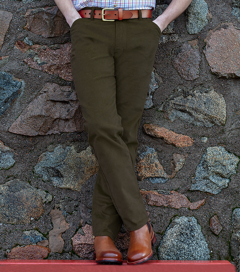 Crieff Cord Trouser - Olive
