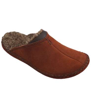Ladies Suede Mule Slipper