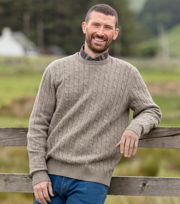 Mens jumpers and knitwear from Fife Country