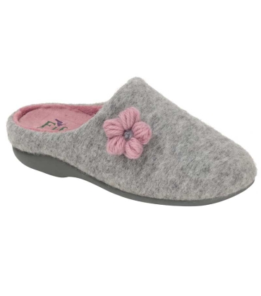 Flower Slip-On Mule
