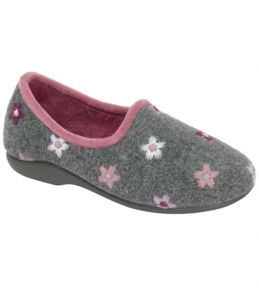 Women's Flower Print Slipper