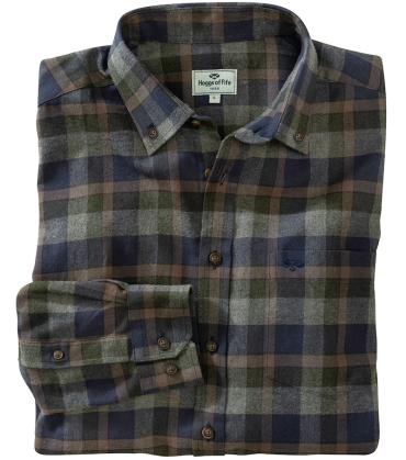 Kirkwall Brushed Cotton Twill Shirt