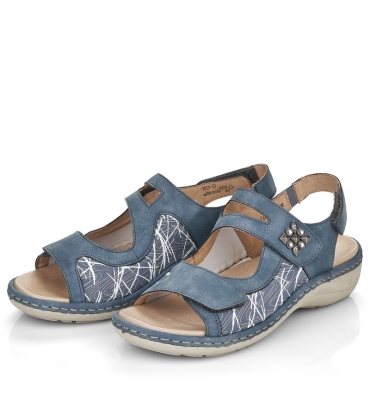 Wave Print Sandal