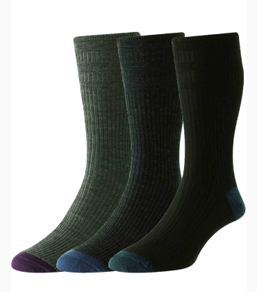 Contrast Wool 3 Pack Softop