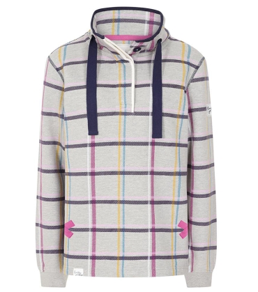 Relaxed Fit Button Neck Pullover