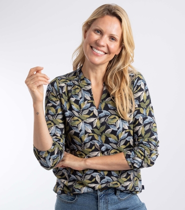 Brooke Printed Jersey Top