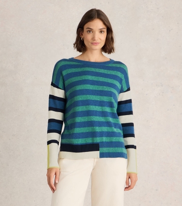 Olive Stripe Jumper