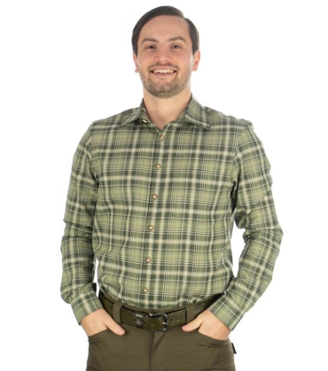 Long Sleeved Plaid Shirt
