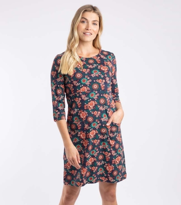 Starshine Printed Jersey Dress