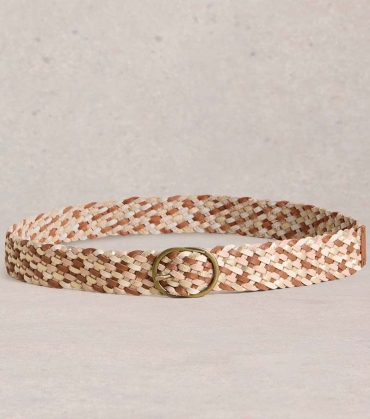 Leather Weave Belt