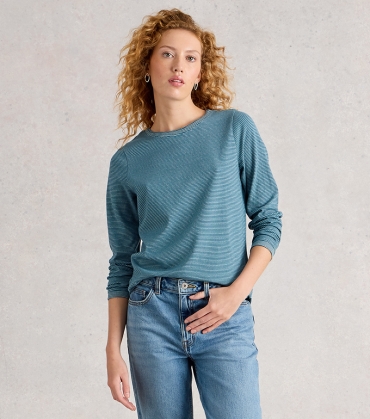 Clara Long Sleeve Sparkle Tee