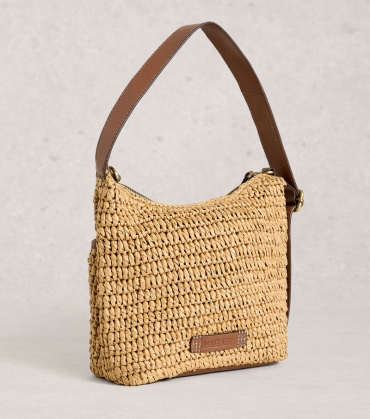 Mini Sophia Raffia Crossbody