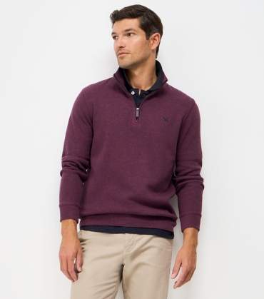 French Rib 1/2 Zip Jumper
