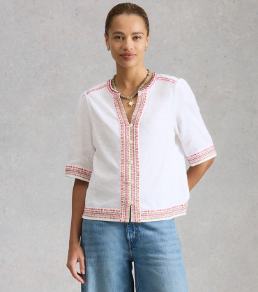 Lizzie Embroidered Top