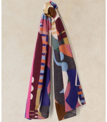 Mia Midweight Printed Scarf