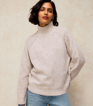 Talia Nep High Neck Jumper