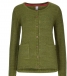 Springfield Pointelle Cardigan - Woodbine