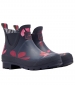 Wellibob Short Boot - Navy Chestnut Leaves