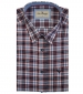Short Sleeve Oxford Check Shirt - White/Red