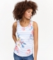 Boprint Basic Vest - White Stripe